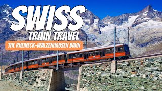 Swiss Train Travel The RheineckWalzenhausen Bahn  Train Videos [upl. by Burchett]