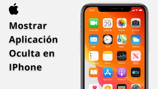 Cómo mostrar APLICACIONES ocultas en iPhone  Mostrar aplicaciones ocultas en IPhone iOS 18 [upl. by Soirtimid]