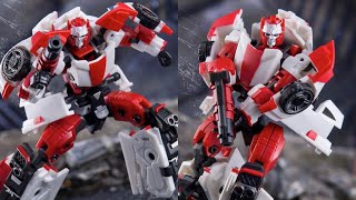 New Transformers Red Alert Samurai action figure Iron Factory in hand images by Iamnofire [upl. by Yelrebma]