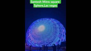 Santosh Mitra squareLas VegasSphere Las VegasDurga Puja 2024yt shortsdurgapujakolkatapandal [upl. by Gilemette]