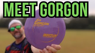 The New Driver at Innova Disc Golf  Gorgon Disc Review [upl. by Etnovaj188]