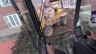 Excavator 360 Subsoil Rear Gardens [upl. by Analah363]