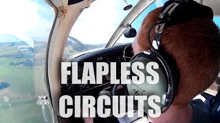 Flapless Approach and Go Around  Piper Cherokee PA28 [upl. by Manny]