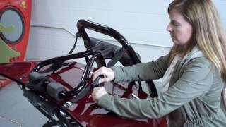 Yakima FullBack trunkhatch bike rack installation demonstration [upl. by Pelmas678]