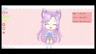 Hipsway Dance for Cara Cat Chibi Vers  VTuber Showcase  Live2D Commision Open [upl. by Haile558]