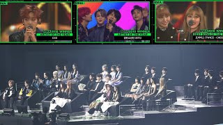 BIGBANG EXO BTS TWICE History Winner Reaction l TXT LESSERAFIM NEWJEANS IVE ENHYPEN MMA 2022 [upl. by Goldman]