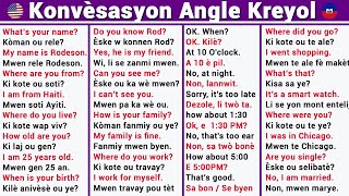 Haitian creole phrases  Creole language lessons  Haitian conversation  Konvesasyon angle kreyol [upl. by Layap174]