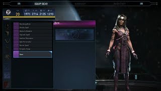 Injustice 2 Enchantress All Unlockable Abilities [upl. by Niwri]