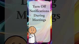 Turn Off Notifications During Meetings Outlook shorts techtips outlooktips [upl. by Itnuahsa]