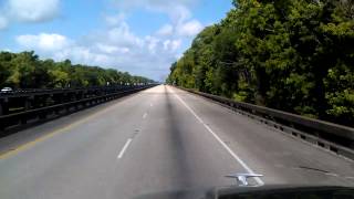 Atchafalaya Swamp Freeway headed West on Interstate 10 [upl. by Marola]