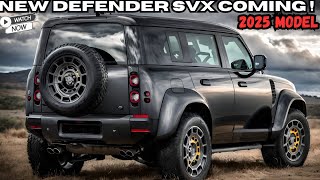 2025 Land Rover Defender SVX Official Reveal  FIRST LOOK [upl. by Gerald399]