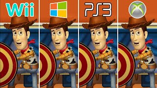 Toy Story Mania 2009 Wii vs PC vs PS3 vs XBOX 360 Which One is better [upl. by Namyac963]