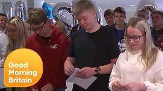 Students Open Their GCSE Results Live on Air  Good Morning Britain [upl. by Etteniotnna]