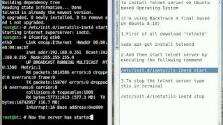 Telnet Connecting from Windows to Linux through telnet [upl. by Becket688]