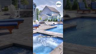 Fiberglass Pool vs Vinyl Liner Which Is Right for Your Family fiberglasspools pool shorts [upl. by Nwahsram548]