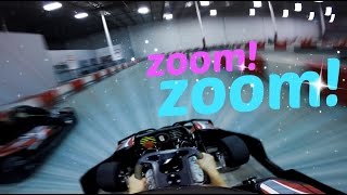 Indoor Go Karting at Speeders Calgary [upl. by Idnil]