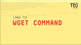 How to use the wget command 2Minute Linux Tips [upl. by Najtsirk115]