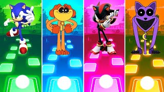 Sonic Prime 🆚 Rising Dogday 🆚 Sonic Shadow 🆚 The Catnap 💤💤 funny Tiles Hop Edm Rush Gameplay [upl. by Stryker]