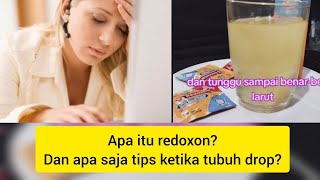 Mengenal Suplemen vitamin Redoxon dan Tips ketika tubuh drop [upl. by Oribella]