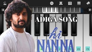 Adiga song in piano  Hi nanna  walk band  melophile [upl. by Eixam83]