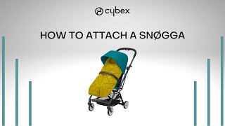 How to Attach a Snøgga  Eezy S Twist 2  Eezy S Twist2  CYBEX Tutorial [upl. by Sherr]