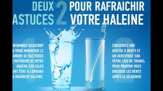 Comment lutter efficacement contre la mauvaise haleine halitose [upl. by Guzel]