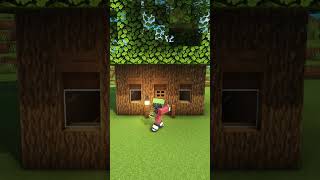 Minecraft Tree House🏠 shorts [upl. by Ilzel]