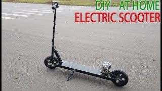 How To Make A Electric Scooter At Home [upl. by Ankney]