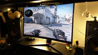 AOC CQ27G2U review The BEST budget 1440p 144Hz gaming monitor  By TotallydubbedHD [upl. by Uhsoj]