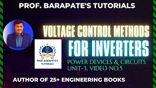 VOLTAGE CONTROL METHODS FOR INVERTERS [upl. by Yrollam]