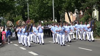 Schützenfest 2024 in NeussReuschenberg Fahnenwalzer und Blumenparade [upl. by Valentijn]