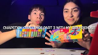 Chapstick Challenge Part 3 With My Girlfriend [upl. by Novyak487]