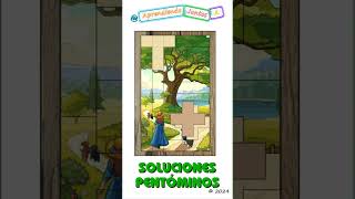 9000 Soluciones 61 Rompecabezas Matemático de Pentóminos Shorts puzzlegames [upl. by Cariotta]