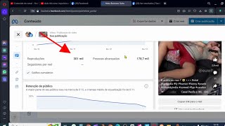 Resultado do impulsionamento do vídeo da quarta Aula do curso como monetizar pagina do facebook [upl. by Juliano]