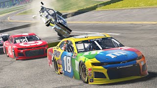 NASCAR Racing Crashes 67  BeamNG Drive [upl. by Ynobe]