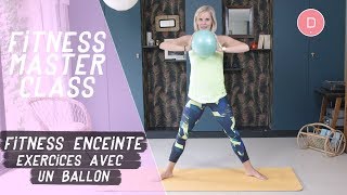 Exercices avec un ballon 20 min – Fitness pendant la grossesse [upl. by Elkin]