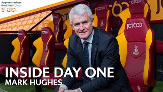 INSIDE DAY ONE Mark Hughes [upl. by Woodie]