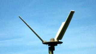 Experimental V rotor vertical axis wind turbine [upl. by Rawley345]