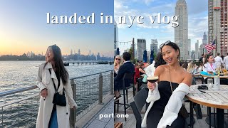 NEW YORK VLOG Pt 1 💌 new experiences exploring the city food spots  TheresaTrends [upl. by Anirehs]