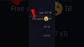 4TB SSD  THIS MUCH Free Space on PS5 🤯 shorts [upl. by Orose78]