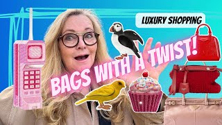 HOT 🔥LUXURY Designer Handbags  LONDON shopping ft FENDI Judith Lieber JW Anderson PRADA etc [upl. by Riebling194]