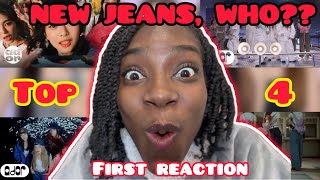 NEW JEANS REACTION  Top 4 Music Videos [upl. by Leontina]