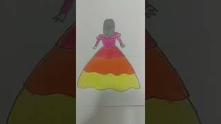 Girl drawing for kids easy  Aktiha Drawing Academy [upl. by Seuqirdor854]