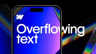 Prevent Overflowing Text in Webflow [upl. by Nester]