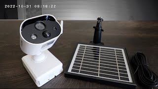 Zosi C306 Wireless Camera with Solar Panel charging AMAZON HD Camera [upl. by Mohorva]