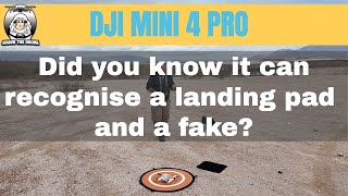 DJI Mini 4 Pro can recognise a landing pad and a fake one shaunthedrone [upl. by Lazar]