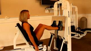 How To Use a Hoist Fitness Dual Leg Press  Calf Raise [upl. by Waddle]