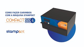 Como fazer carimbos Máquina Compact SS4 Stampset [upl. by Ok]