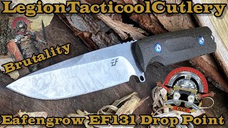 Going to battle with the Eafengrow EF131 Drop Point in DC53 Steel [upl. by Eisnyl]