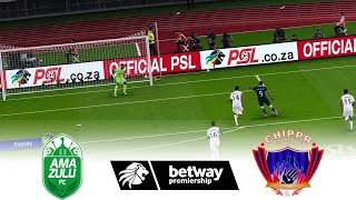 🔴AMAZULU vs CHIPPA UNITED ⚽ BETWAY PREMIERSHIP 2425 ⚽ FOOTBALL GAMEPLAY HD [upl. by Soracco]